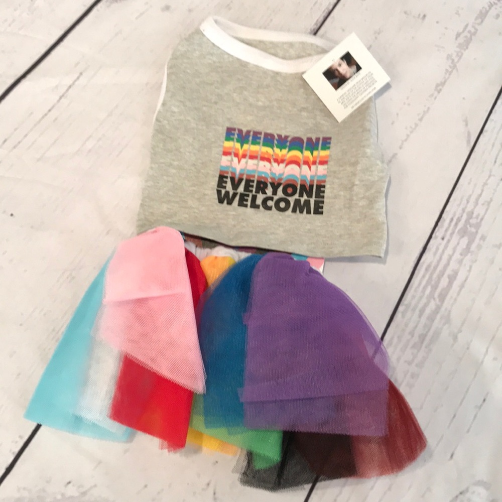 Pride Doggie top and skirt